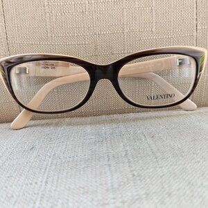 Valentino Women Eyeglasses Frame Brown Glasses V2661 Made in Italy $330